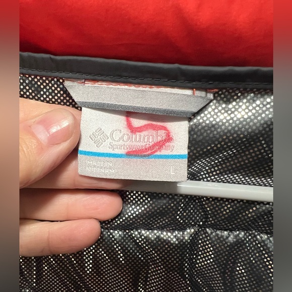 Columbia OmniHeat Red Quilted Mens Jacket - Large - Picture 5 of 11